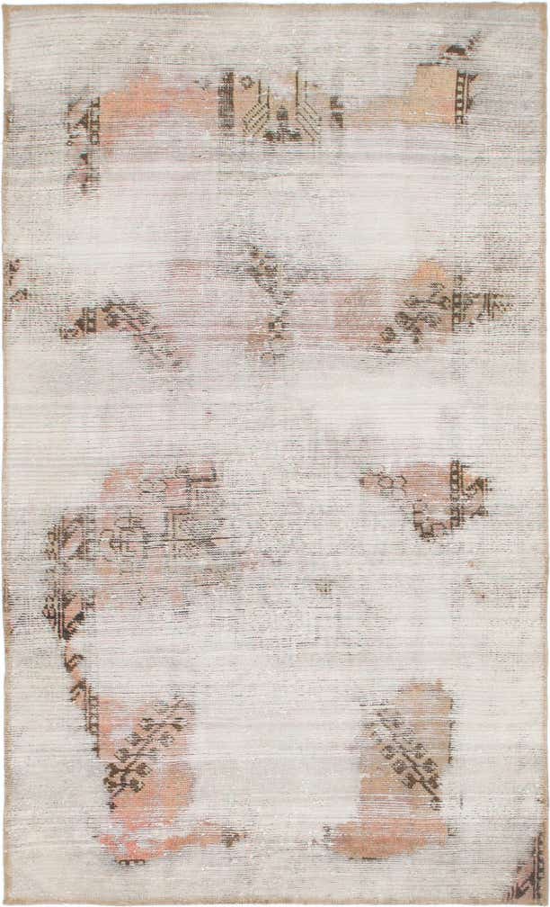 110cm x 195cm Handgeknüpft Ultra Vintage Persisch Wolle Läufer Teppich