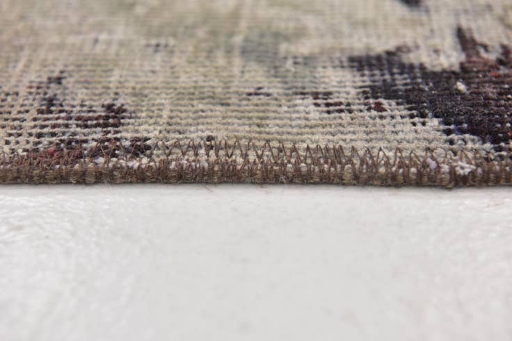 Detail image of 4' 5 x 9' Hand Knotted Ultra Vintage Persian Wool Runner Rug