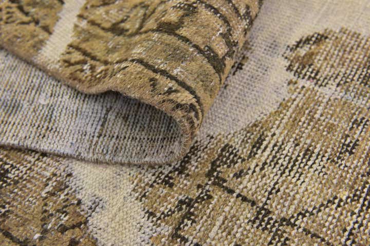 2' 5 x 9' 3 Hand Knotted Ultra Vintage Persian Wool Runner Rug