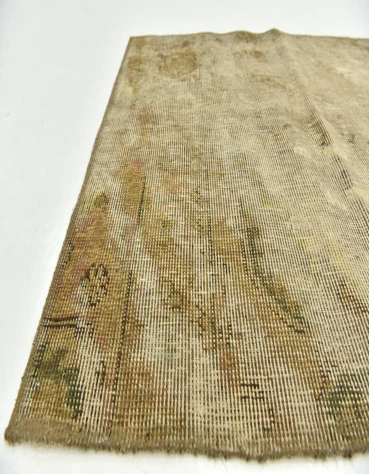 Detail image of 2' 7 x 8' 10  Hand Knotted Ultra Vintage Persian Wool Runner Rug