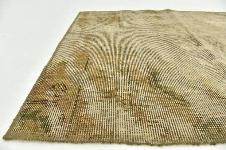 Detail image of 2' 7 x 8' 10 Hand Knotted Ultra Vintage Persian Wool Runner Rug