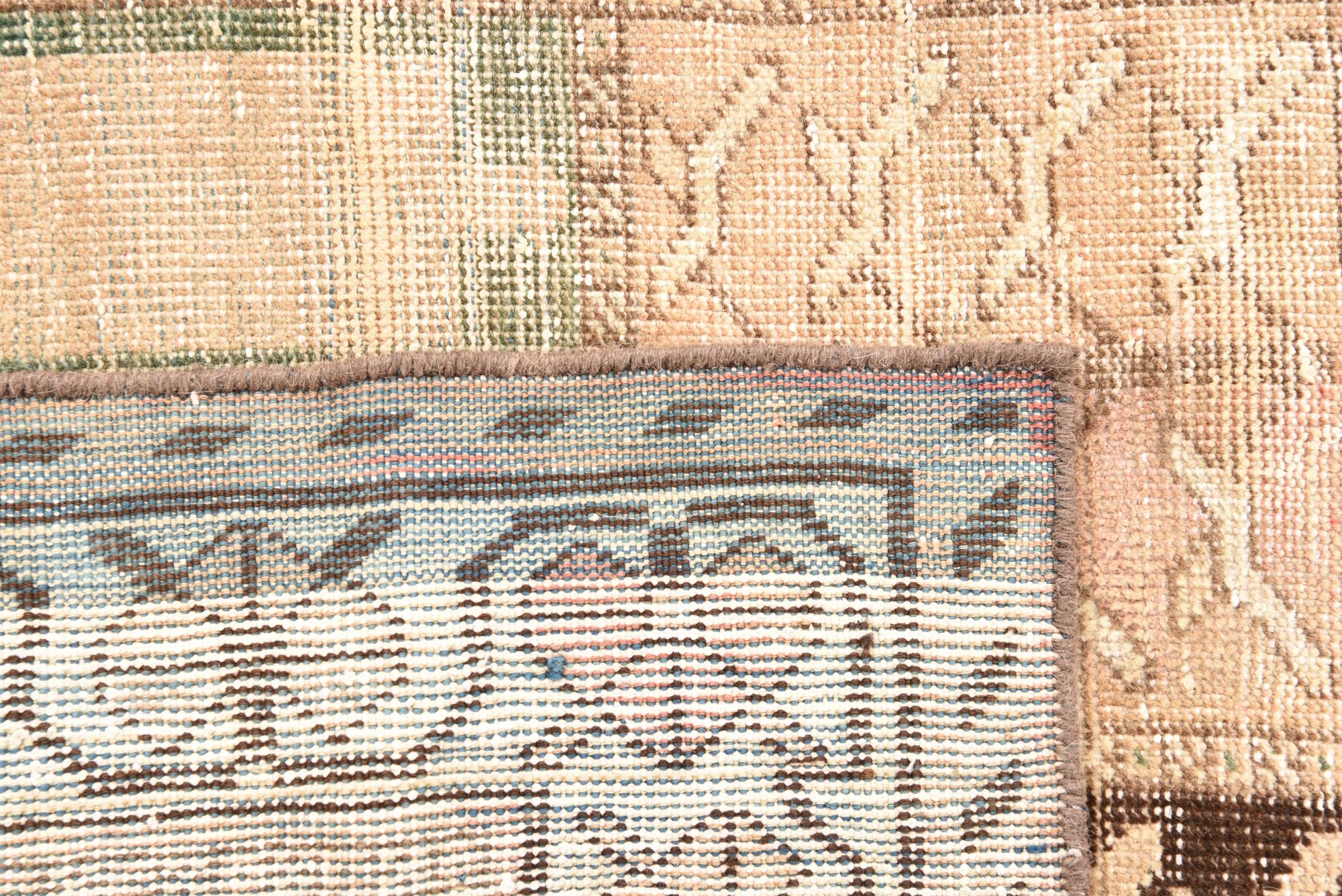 4' 7 x 9' 5 Hand Knotted Ultra Vintage Persian Wool Runner Rug