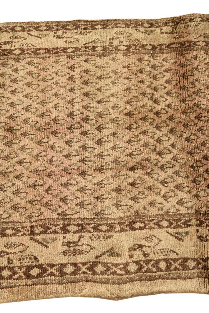 2' 10 x 10' 1 Hand Knotted Ultra Vintage Persian Wool Runner Rug
