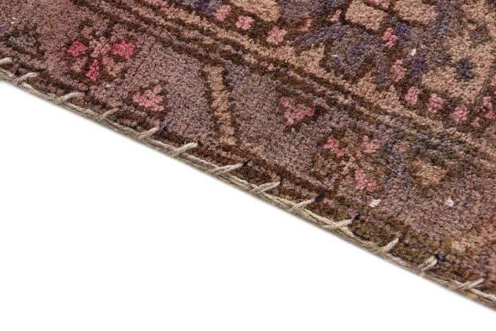 4' 5 x 14' 3 Hand Knotted Ultra Vintage Persian Wool Runner Rug