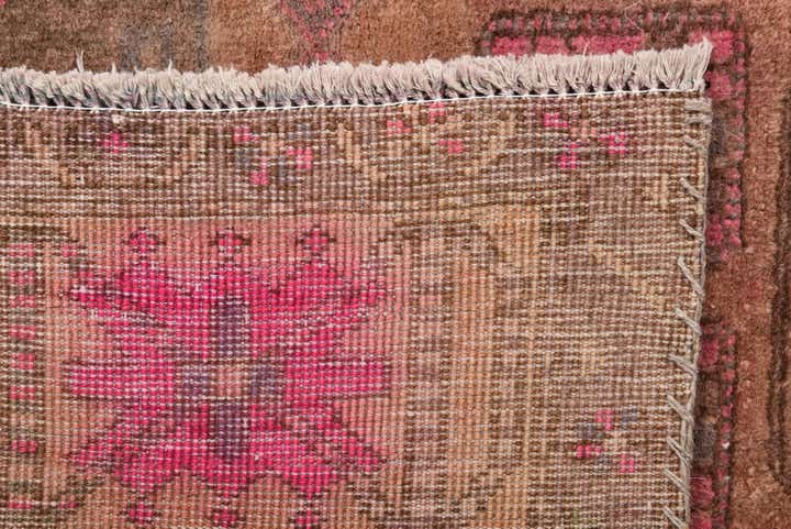 4' 5 x 14' 3 Hand Knotted Ultra Vintage Persian Wool Runner Rug