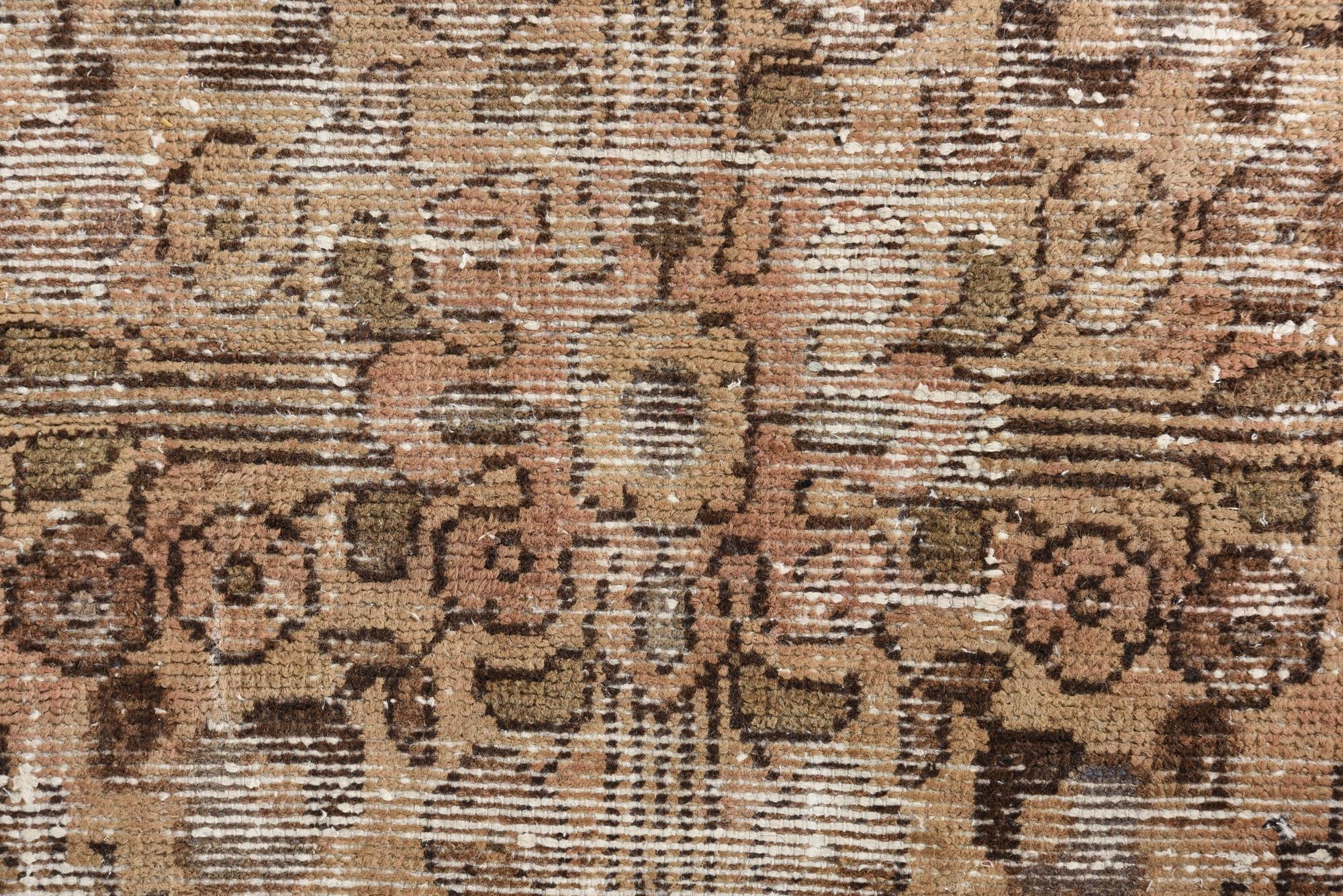 3' 10 x 9' 10 Hand Knotted Ultra Vintage Persian Wool Runner Rug