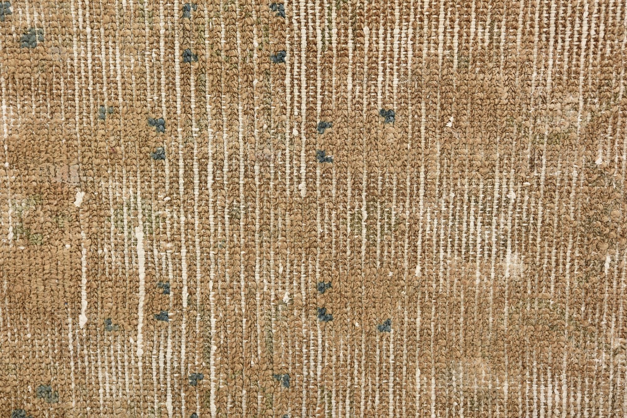 3' 7 x 8' 5 Hand Knotted Ultra Vintage Persian Wool Runner Rug