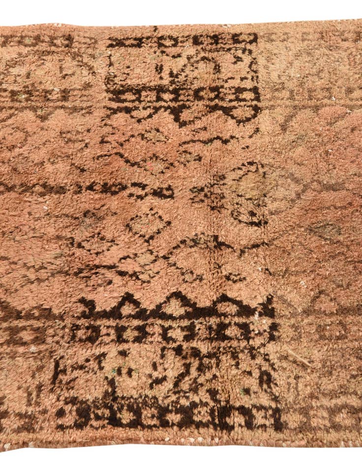Detail image of 3' 4 x 9' 10  Hand Knotted Ultra Vintage Persian Wool Runner Rug