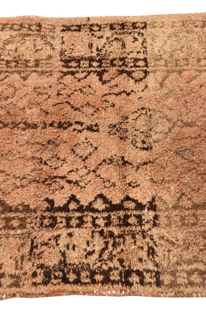 3' 4 x 9' 10 Hand Knotted Ultra Vintage Persian Wool Runner Rug