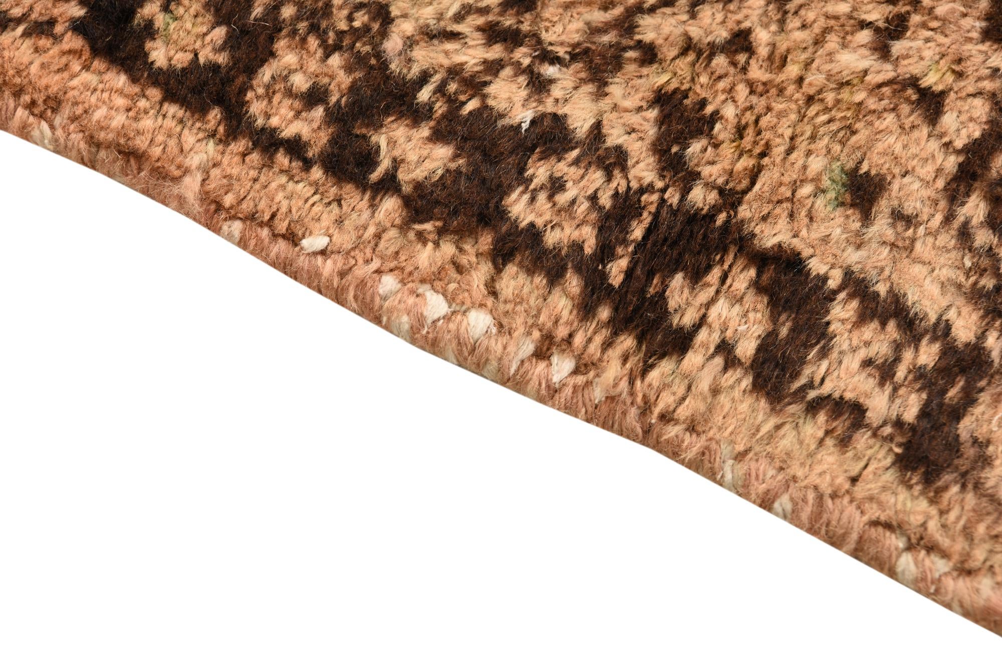 3' 4 x 9' 10 Hand Knotted Ultra Vintage Persian Wool Runner Rug