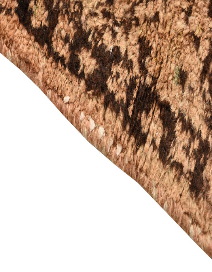 Detail image of 3' 4 x 9' 10  Hand Knotted Ultra Vintage Persian Wool Runner Rug