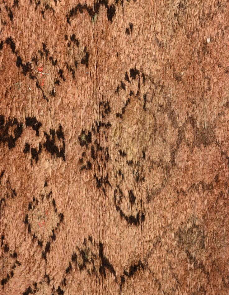 Detail image of 3' 4 x 9' 10  Hand Knotted Ultra Vintage Persian Wool Runner Rug