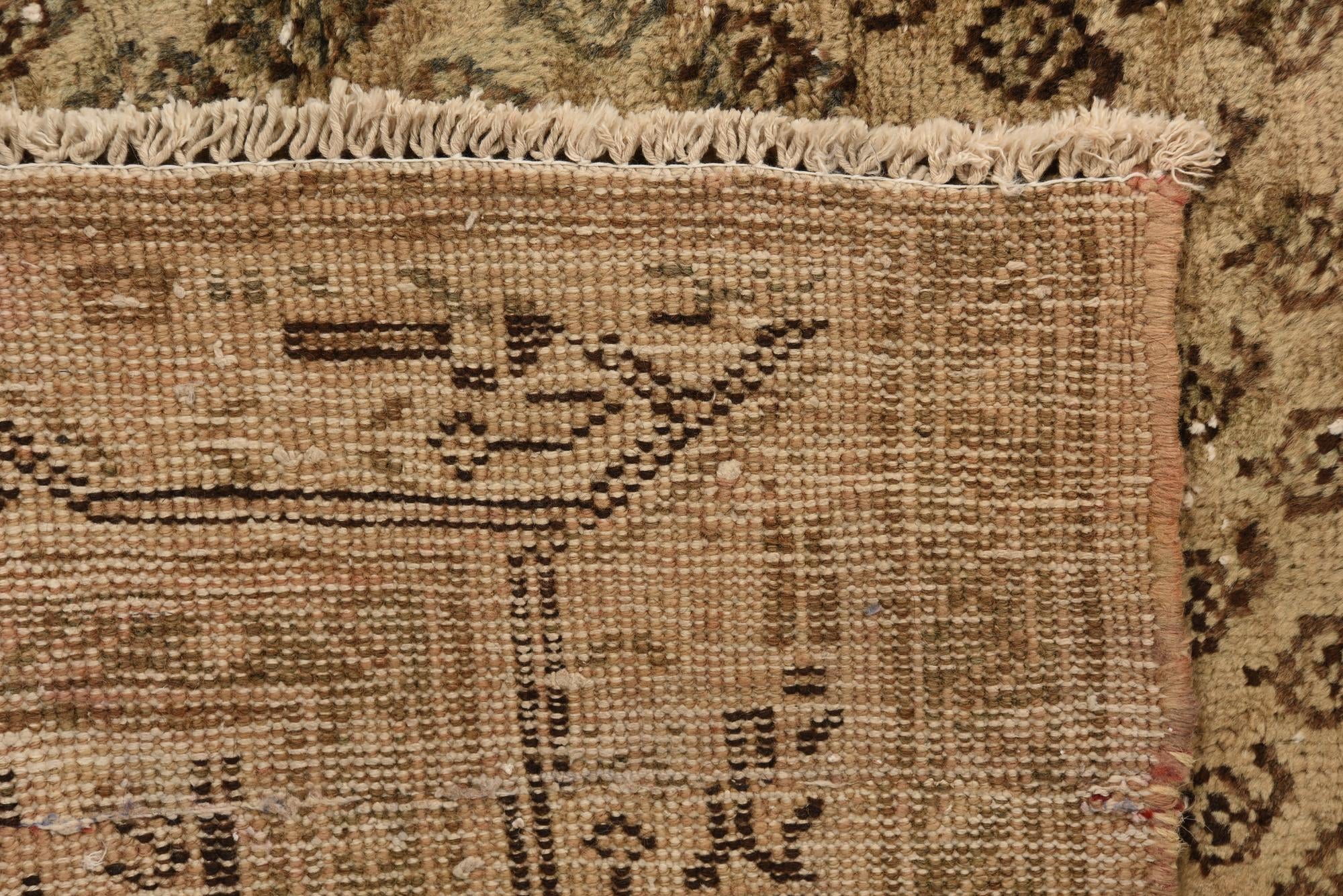 3' 5 x 9' 1 Hand Knotted Ultra Vintage Persian Wool Runner Rug