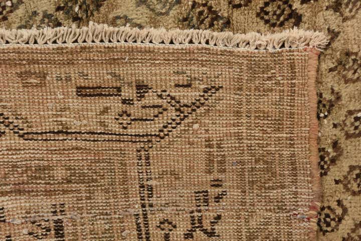 3' 5 x 9' 1 Hand Knotted Ultra Vintage Persian Wool Runner Rug