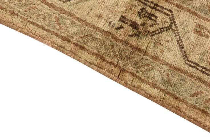 Detail image of 3' 5 x 9' 1 Hand Knotted Ultra Vintage Persian Wool Runner Rug