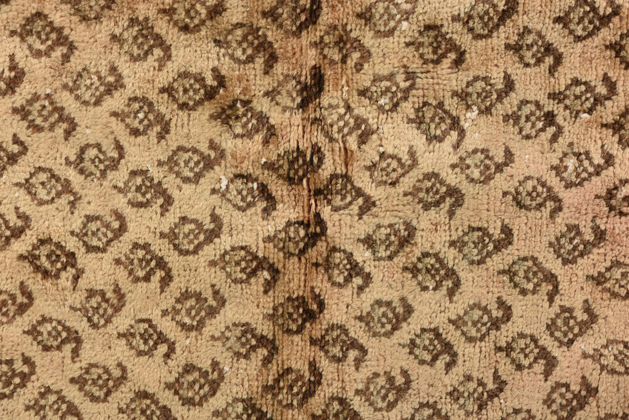 3' 5 x 9' 1 Hand Knotted Ultra Vintage Persian Wool Runner Rug