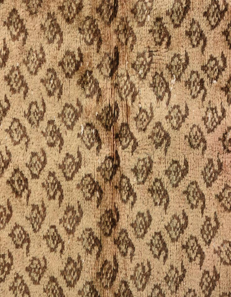 Detail image of 3' 5 x 9' 1  Hand Knotted Ultra Vintage Persian Wool Runner Rug