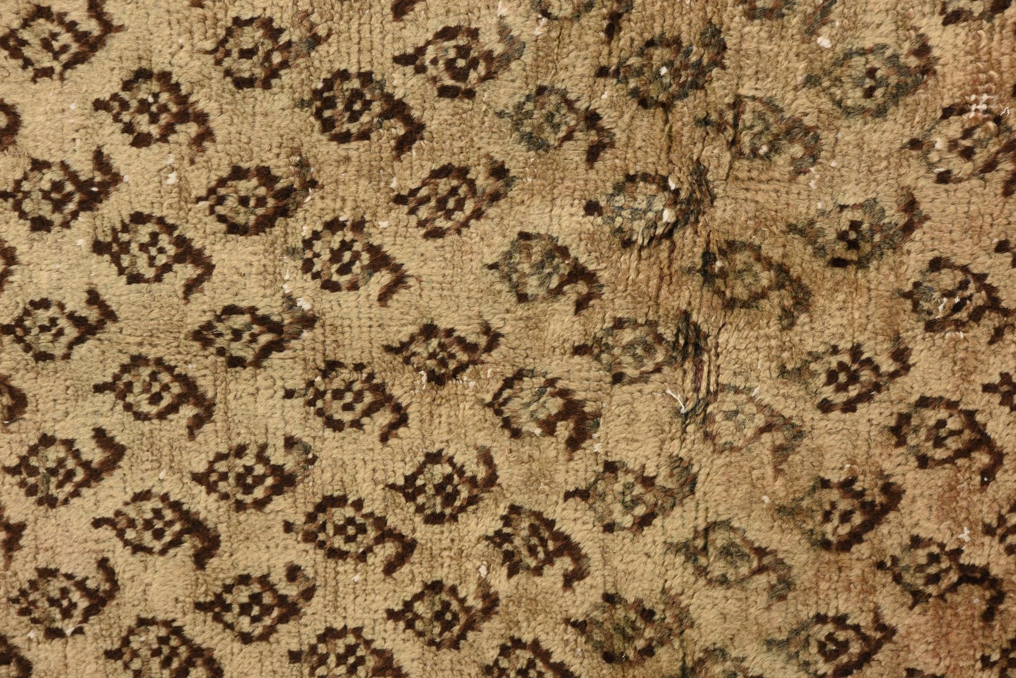 3' 5 x 9' 1 Hand Knotted Ultra Vintage Persian Wool Runner Rug