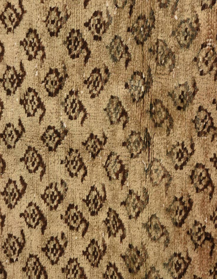 Detail image of 3' 5 x 9' 1  Hand Knotted Ultra Vintage Persian Wool Runner Rug