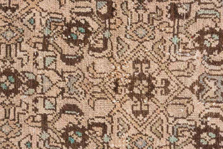 3' 5 x 13' 10 Hand Knotted Ultra Vintage Persian Wool Runner Rug