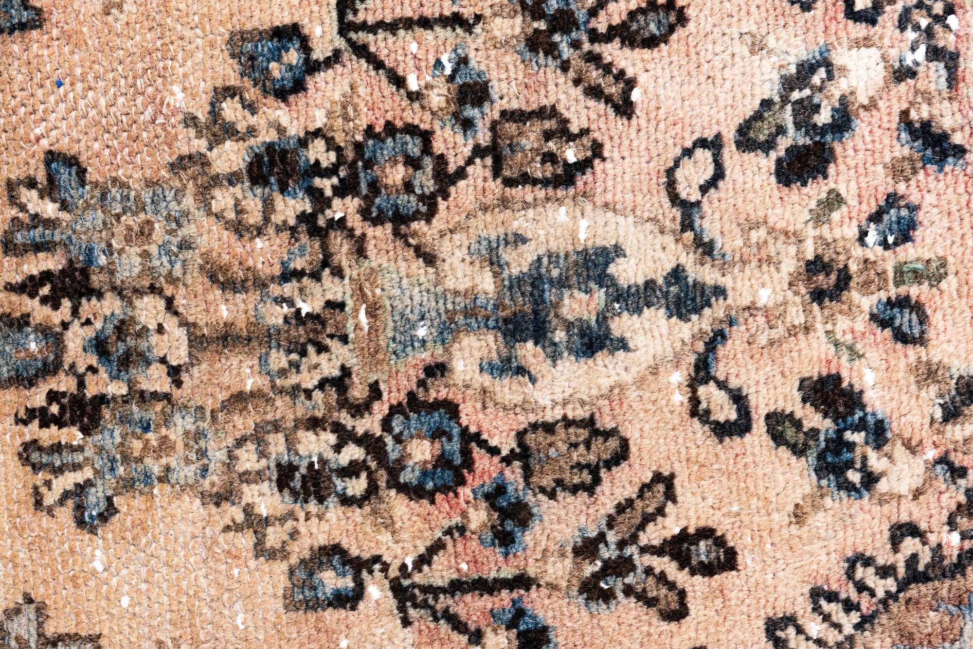 3' 7 x 9' 6 Hand Knotted Ultra Vintage Persian Wool Runner Rug