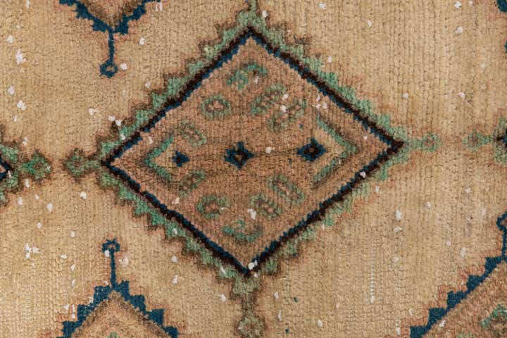 1' 7 x 8' 8 Hand Knotted Ultra Vintage Persian Wool Runner Rug