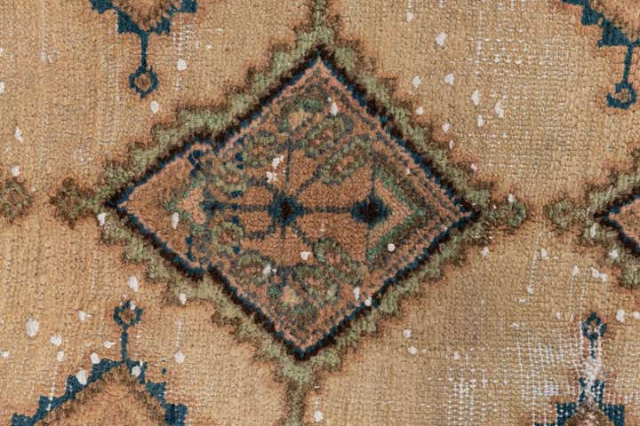 1' 7 x 8' 8 Hand Knotted Ultra Vintage Persian Wool Runner Rug