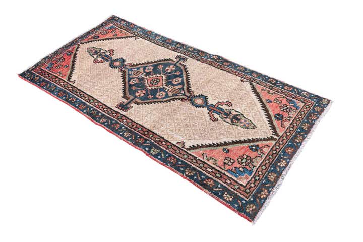2' 10 x 5' 10 Hand Knotted Ultra Vintage Persian Wool Runner Rug