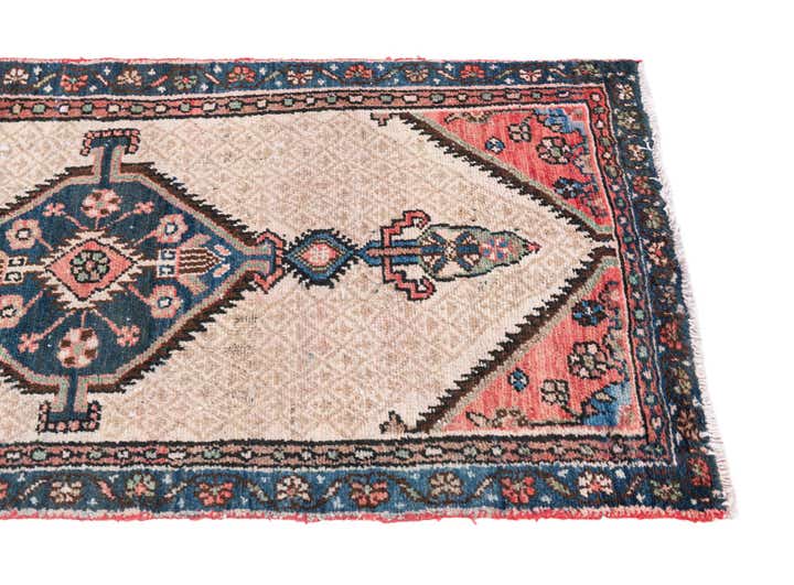 2' 10 x 5' 10 Hand Knotted Ultra Vintage Persian Wool Runner Rug