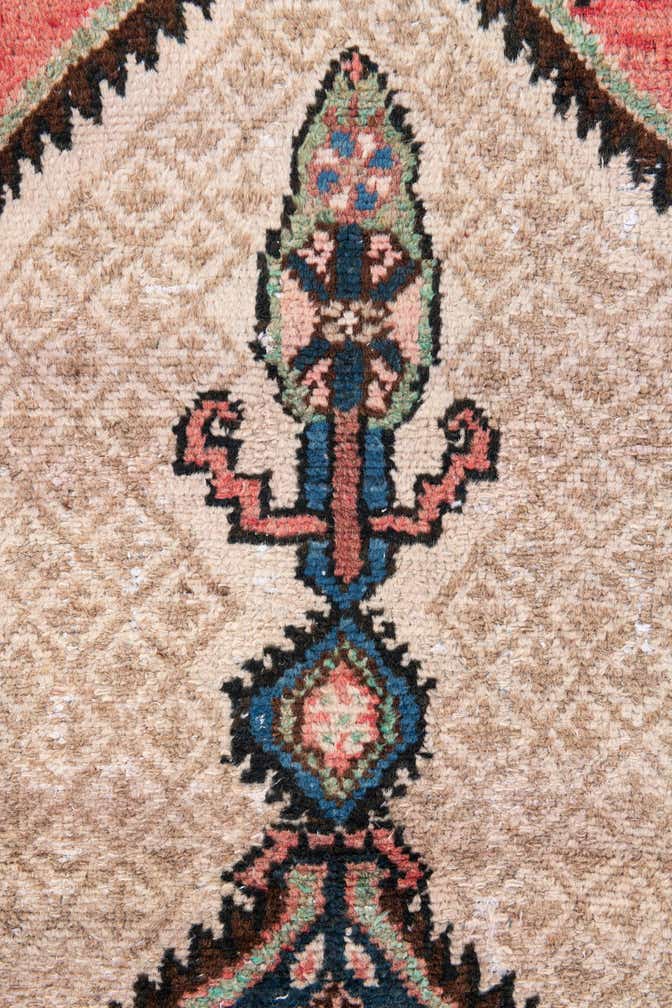 2' 10 x 5' 10 Hand Knotted Ultra Vintage Persian Wool Runner Rug