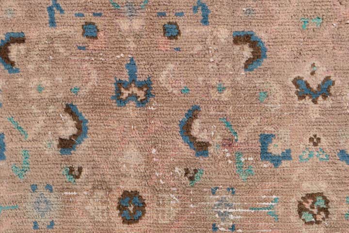 2' 4 x 8' 8 Hand Knotted Ultra Vintage Persian Wool Runner Rug