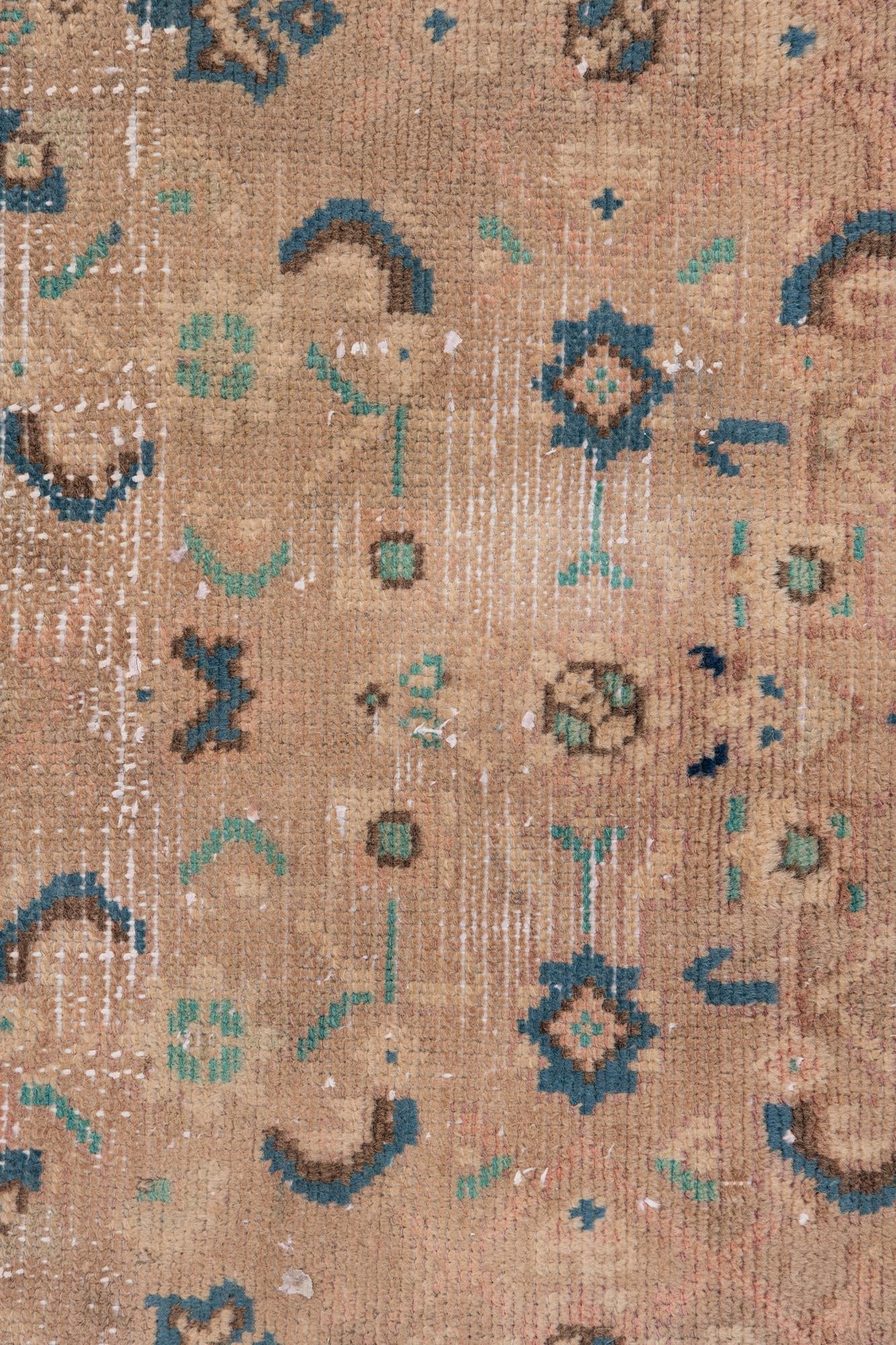 2' 4 x 8' 8 Hand Knotted Ultra Vintage Persian Wool Runner Rug