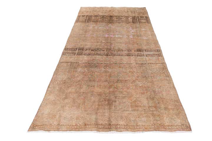 5' x 9' 10 Hand Knotted Ultra Vintage Persian Wool Runner Rug