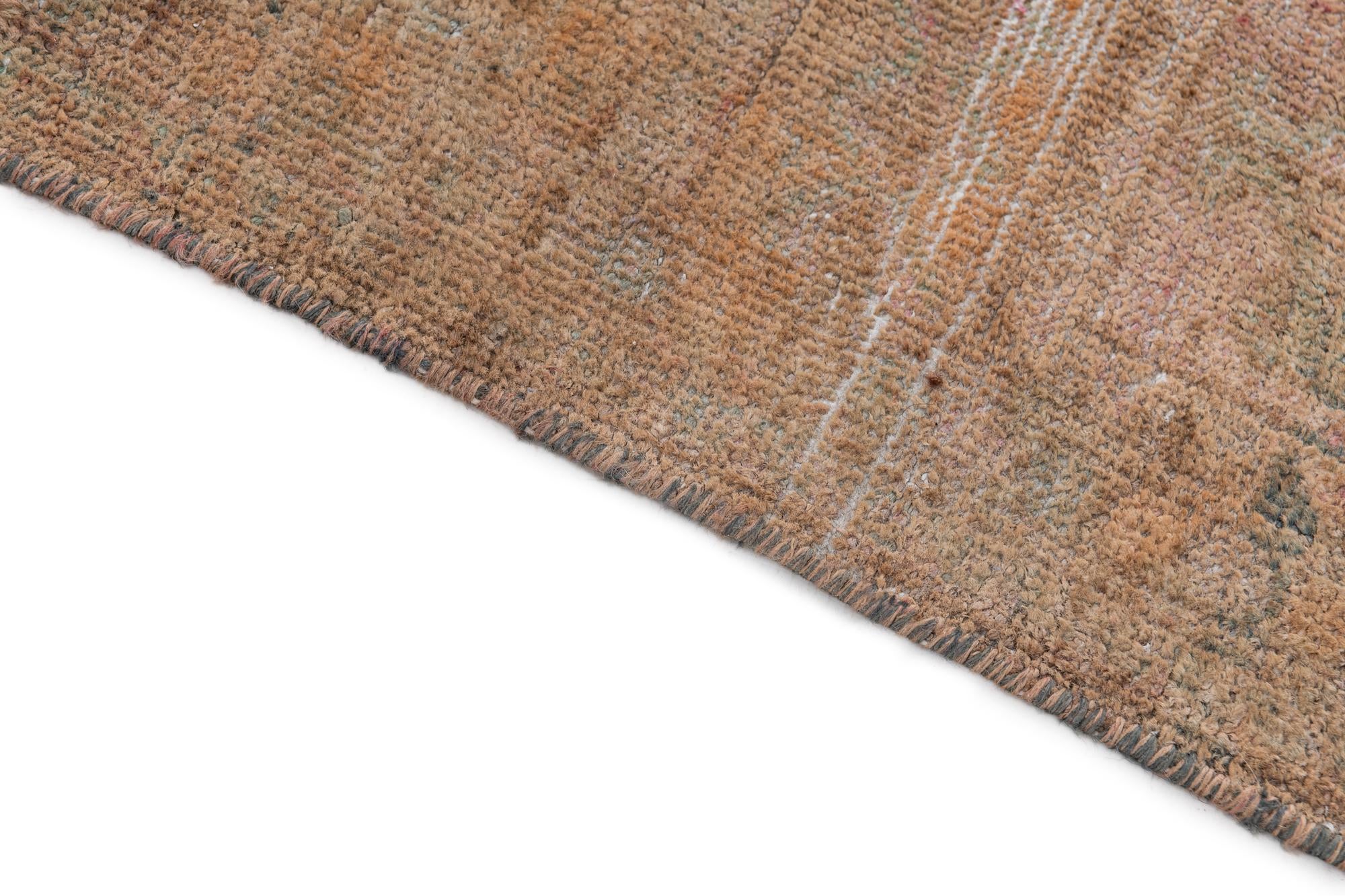 5' x 9' 10 Hand Knotted Ultra Vintage Persian Wool Runner Rug
