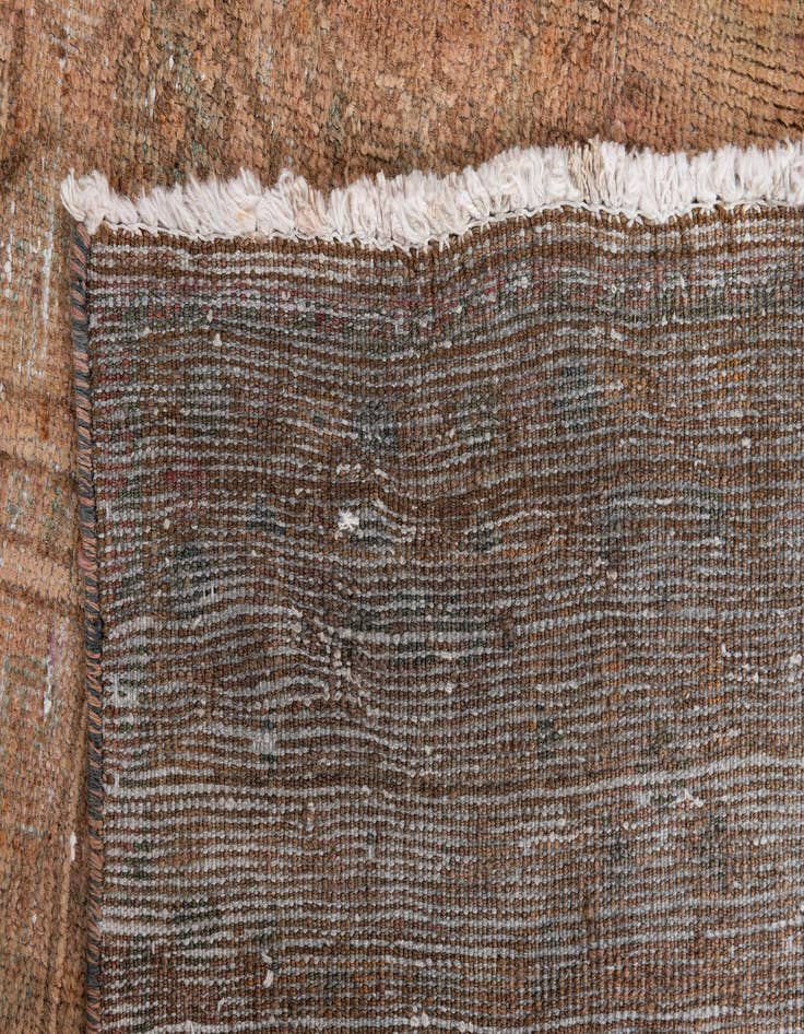 Detail image of 5' x 9' 10  Hand Knotted Ultra Vintage Persian Wool Runner Rug
