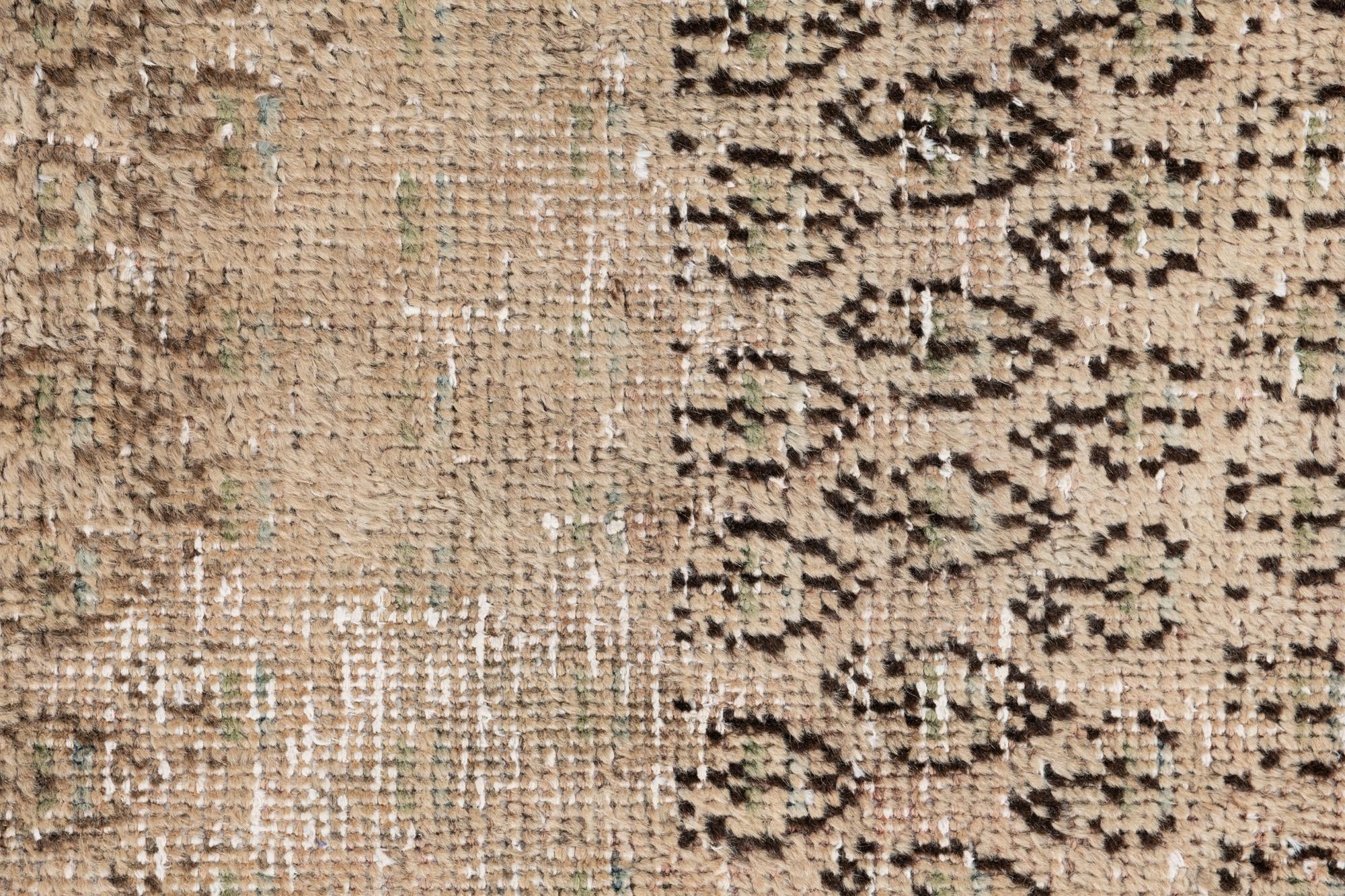 2' 4 x 9' 3 Hand Knotted Ultra Vintage Persian Wool Runner Rug
