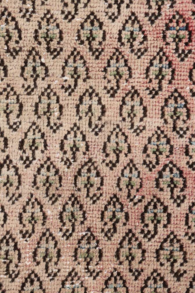 2' 4 x 9' 3 Hand Knotted Ultra Vintage Persian Wool Runner Rug