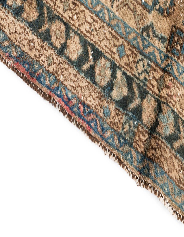 Detail image of 3' 4 x 15' 1  Hand Knotted Ultra Vintage Persian Wool Runner Rug