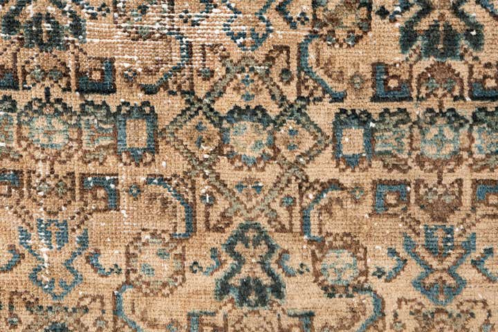 3' 4 x 15' 1 Hand Knotted Ultra Vintage Persian Wool Runner Rug
