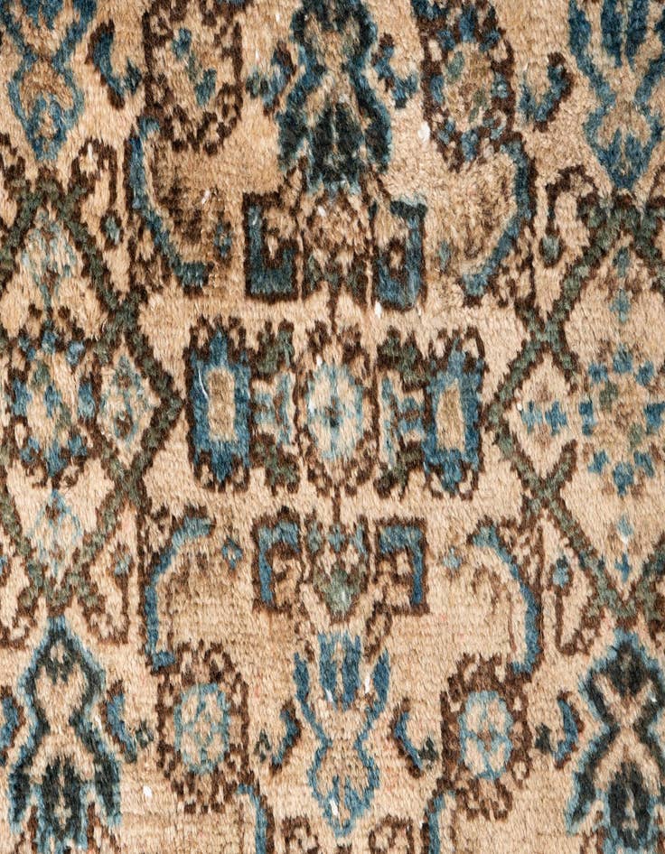 Detail image of 3' 4 x 15' 1  Hand Knotted Ultra Vintage Persian Wool Runner Rug