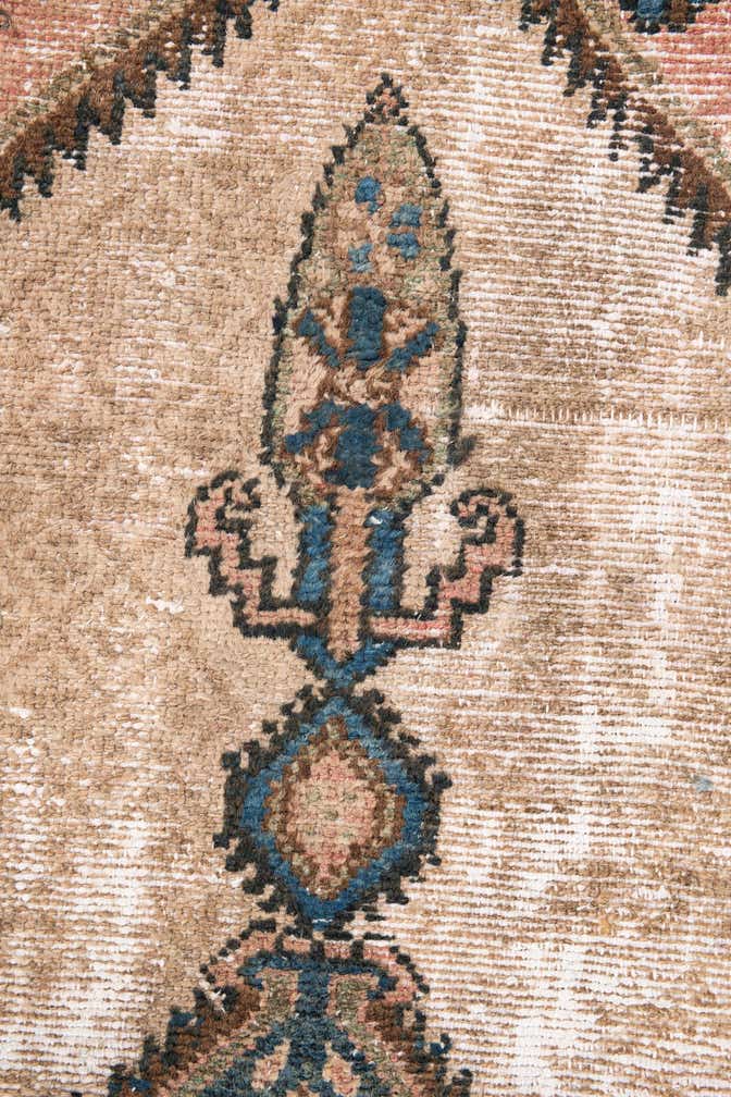 2' 10 x 5' 9 Hand Knotted Ultra Vintage Persian Wool Runner Rug