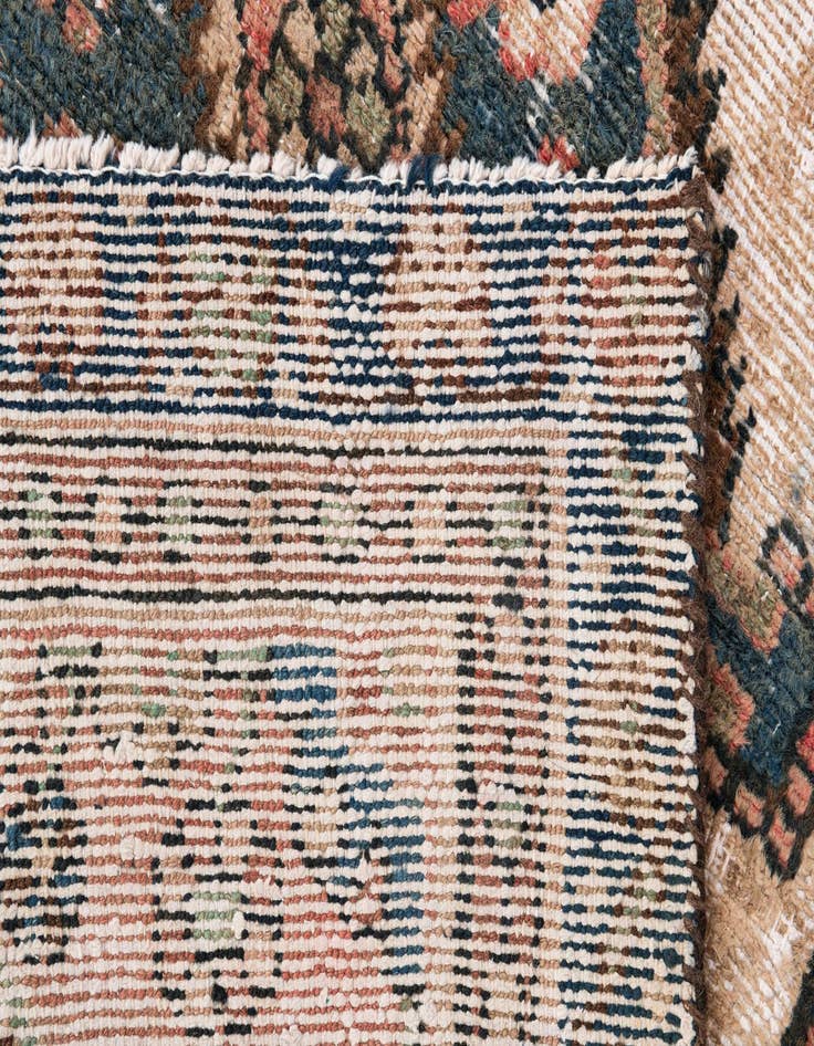 Detail image of 2' 10 x 5' 9  Hand Knotted Ultra Vintage Persian Wool Runner Rug