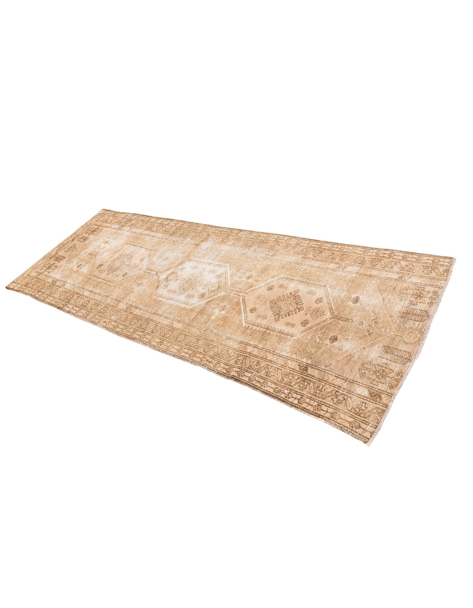 3' 4 x 9' 1 Hand Knotted Ultra Vintage Persian Wool Runner Rug