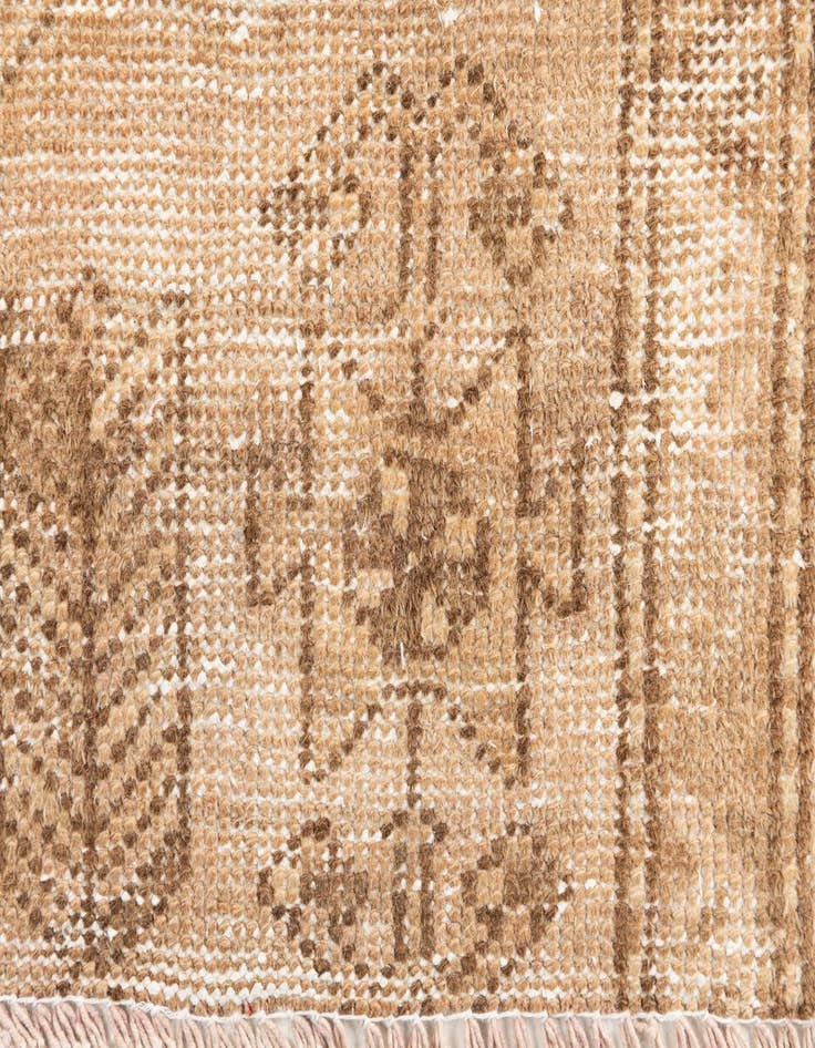 Detail image of 3' 4 x 9' 1  Hand Knotted Ultra Vintage Persian Wool Runner Rug