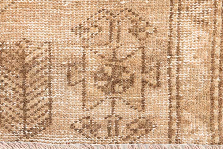 3' 4 x 9' 1 Hand Knotted Ultra Vintage Persian Wool Runner Rug