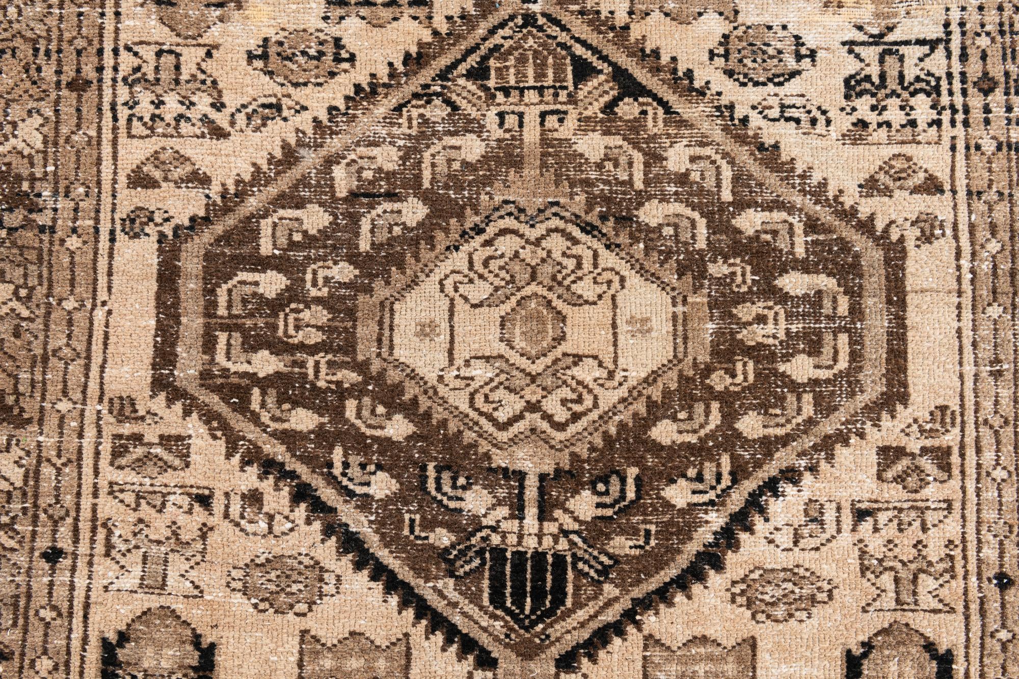 105cm x 285cm anudado a mano Ultra Vintage Alfombra Persa Lana Pasillera