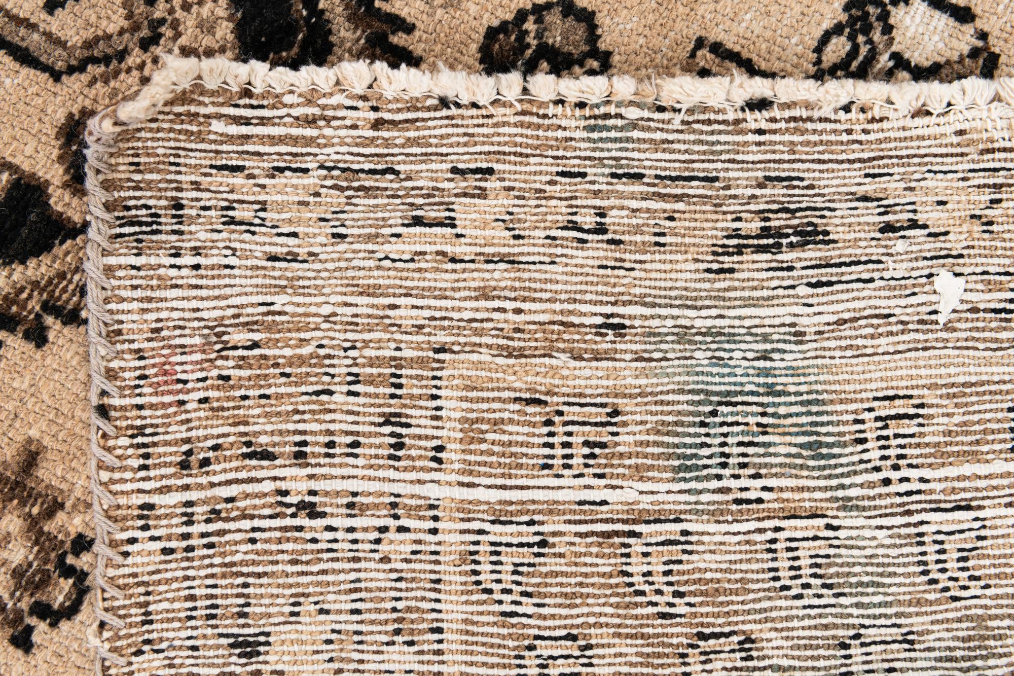 105cm x 285cm anudado a mano Ultra Vintage Alfombra Persa Lana Pasillera