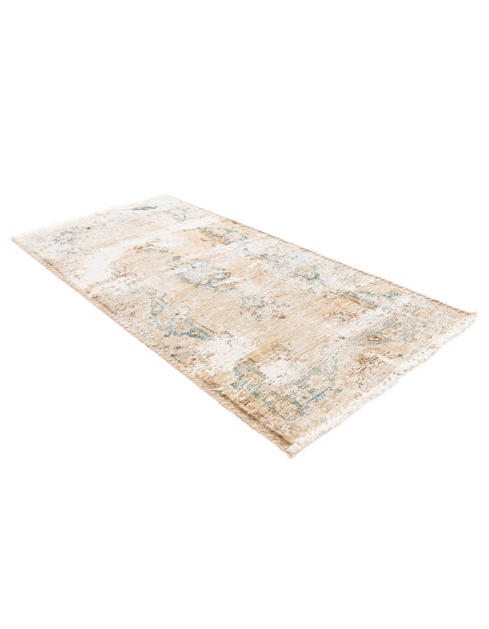1' 8 x 3' 8 Hand Knotted Ultra Vintage Persian Wool Runner Rug