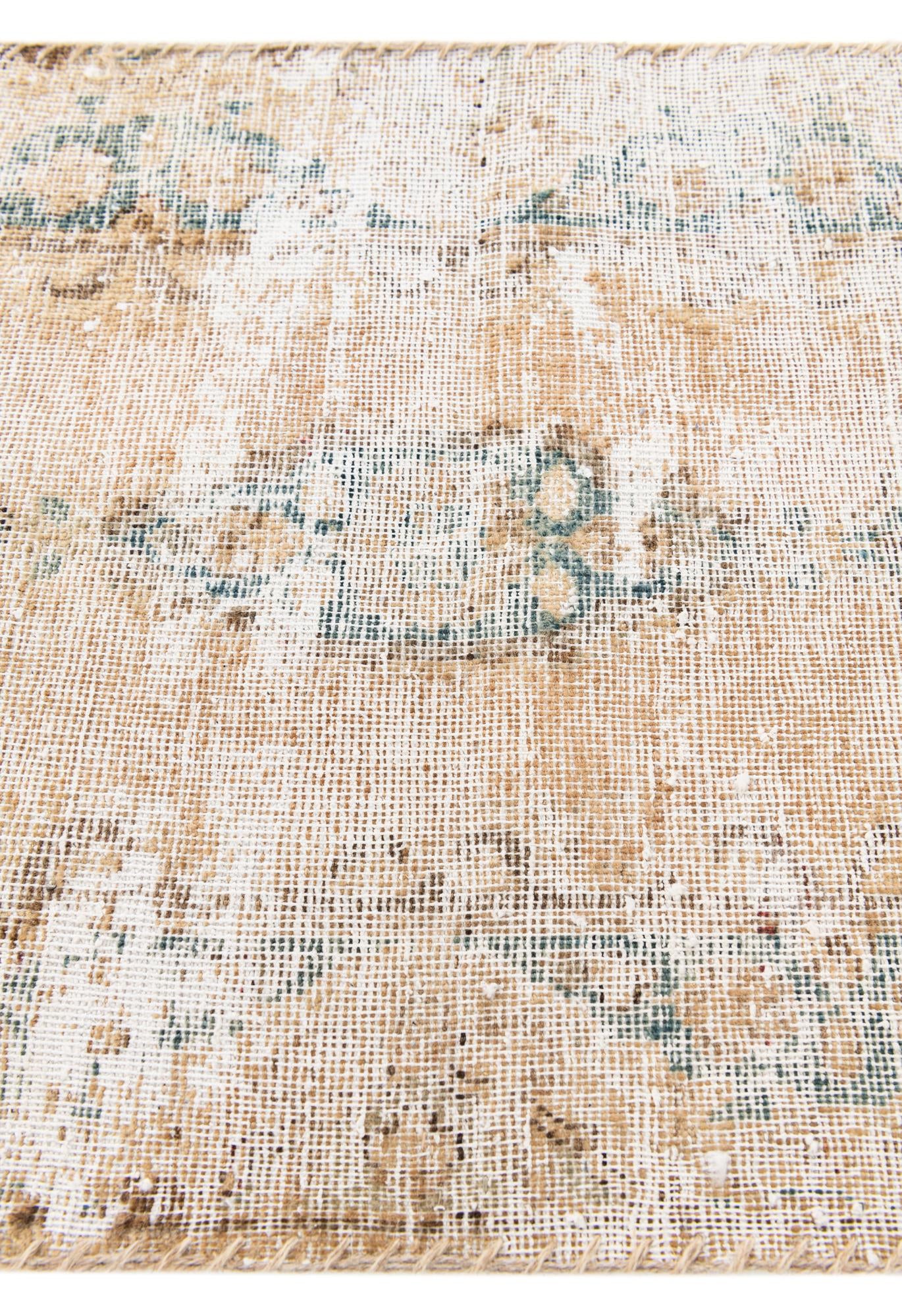 1' 8 x 3' 8 Hand Knotted Ultra Vintage Persian Wool Runner Rug