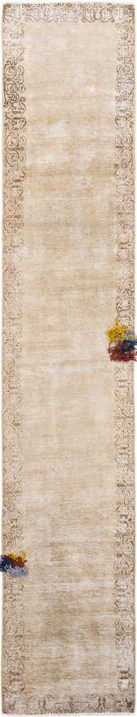 2' 7 x 15' 2 Hand Knotted Ultra Vintage Persian Wool Runner Rug